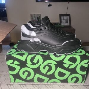 Dolce & Gabbana Black and 3m Camo Leather Sneakers